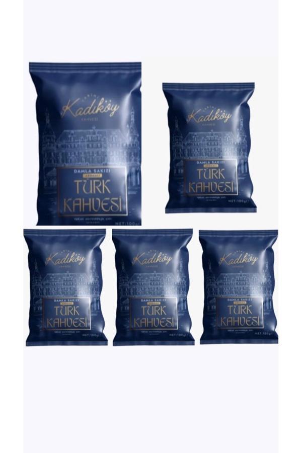 Tarihi Kadıköy Kahvesi Damla Sakızlı Türk Kahvesi 100Gr X5Adet - Image 1
