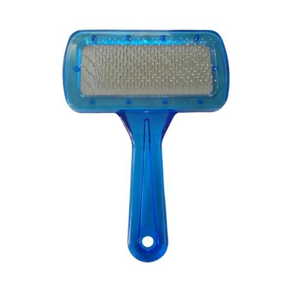 Markapet Kedi Köpek Tarağı Şeffaf 9*14 cm Mavi - Image 1