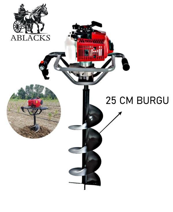 Toprak Burgu Makinesi 25 CM Burgulu - Image 1