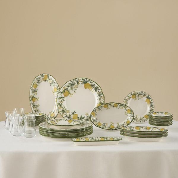 Karaca Limonelle 32 Parça 6 Kişilik Kahvaltı Takımı - Image 1