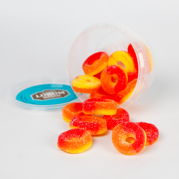 Şeftali Aromalı Yumuşak Şeker (Halka Şekilli) 120 G - Image 1