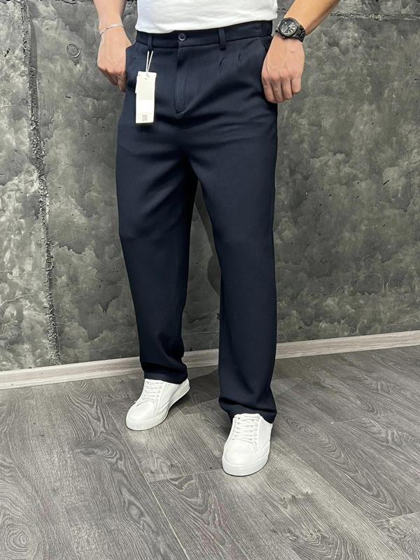 Oxford Fitil Kumaş Baggy Erkek Pantolon - Image 1