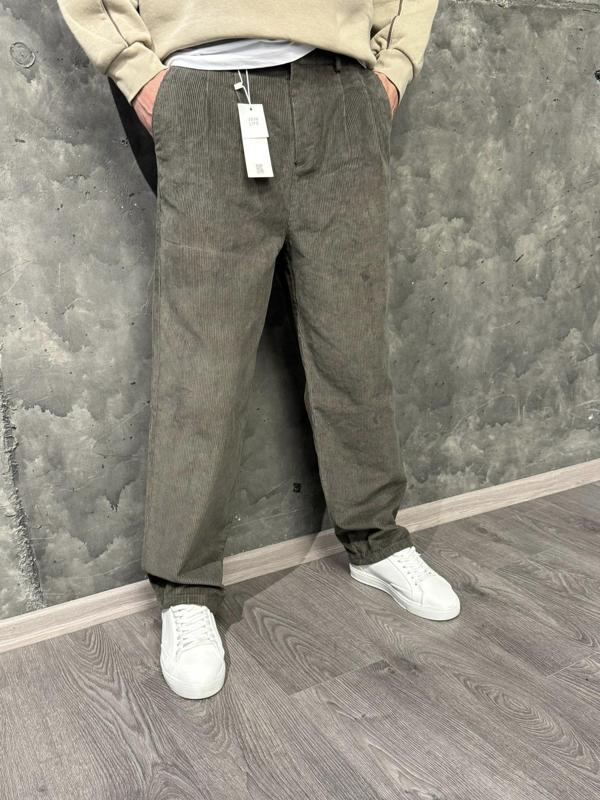 Atlanta Street Fitilli Kadife Jean Pantolon. Baggy fit. Rahat Kesim Erkek Pantolon - Image 1