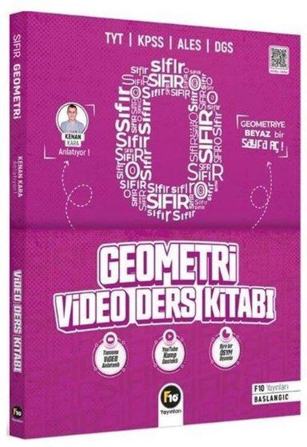 Kenan Kara Zero Serisi Geometri Video Ders Kitabı - F10 Yayınları - Image 1