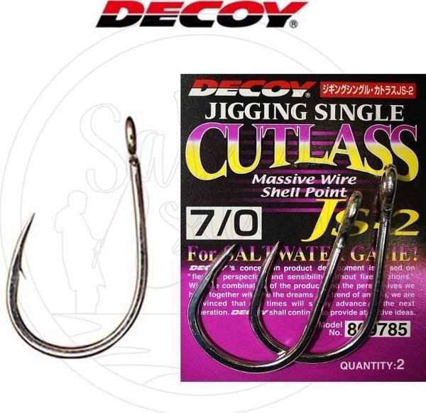Decoy JS-2 Cutlass Jigging Single Delikli İğne #7/0 - Image 1