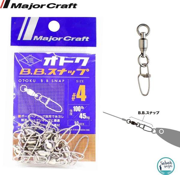 Major Craft Otoku Klipsli Fırdöndü #4 (10Ad) - Image 1
