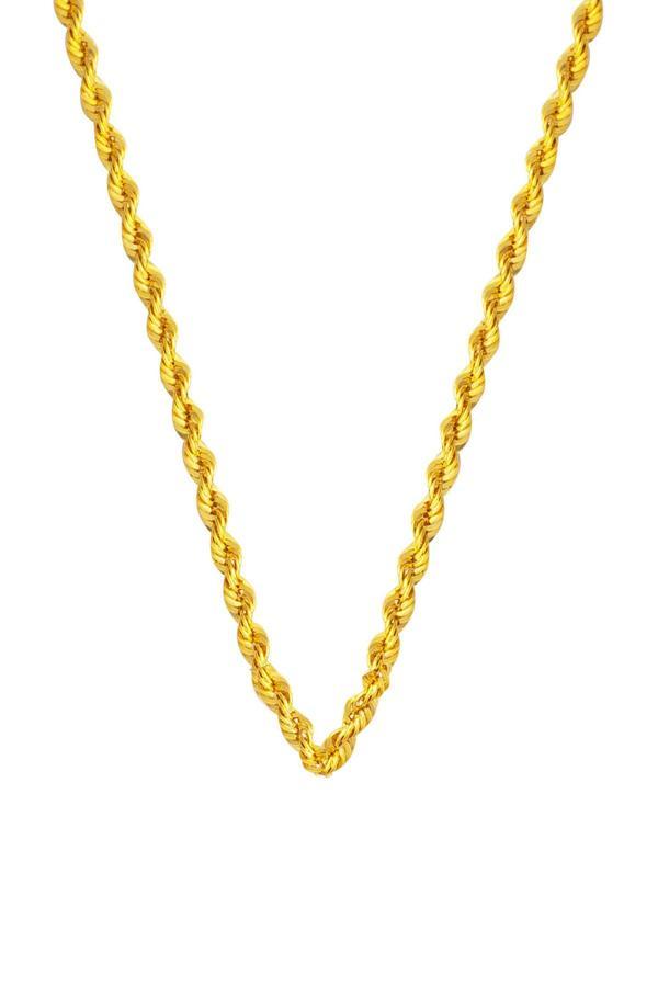 Bilezikci Burma 8 Ayar Altın Zincir - 55 Cm - Image 1