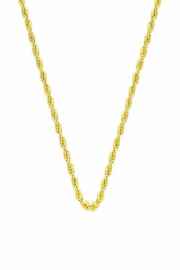 Bilezikci Burgu 14 Ayar Altın Zincir 50 Cm. - Image 1