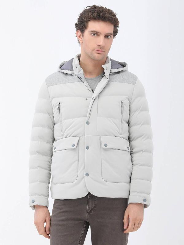 Açık Gri Regular Fit Spor Ceket - Image 1