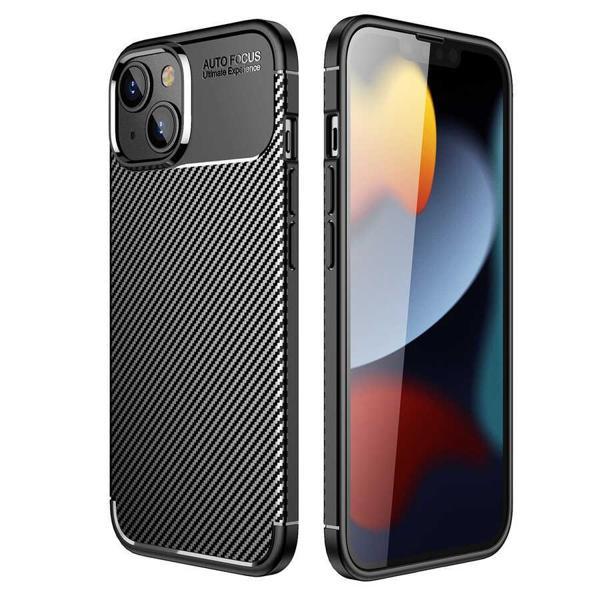 iPhone 14 Uyumlu KHYR Negro Silikon Kılıf-Siyah - Image 1