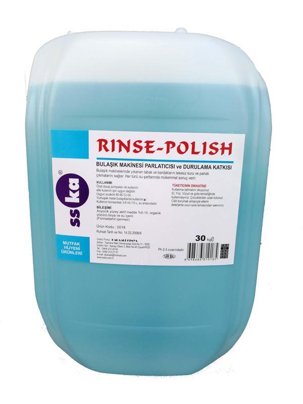 SSKA Endüstriyel Sıvı Bulaşık Makinesi Parlatıcısı Durulama Katkısı - 20 Kg- Bidon - Image 1