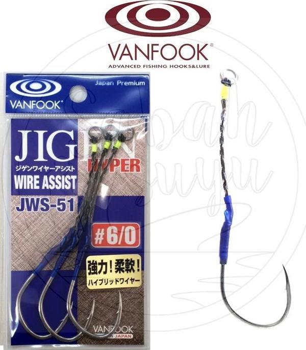 Vanfook Jigen JWS-51 Hibrid Telli Asist İğnesi #6/0 - Image 1