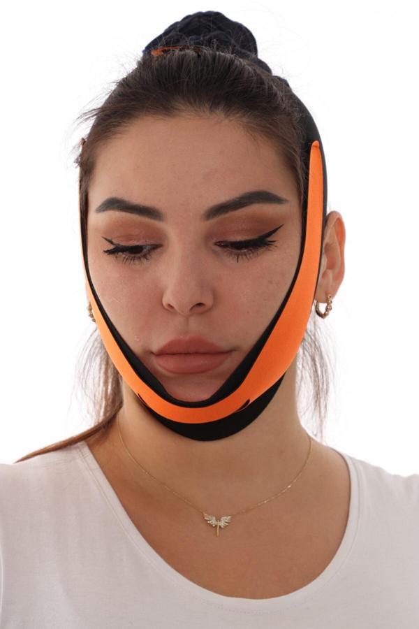 Ogonline Çene Şekillendirici Yüz Korsesi Cene Boyun Bandı Horlama Önleyici Gıdı Yanak Gıdı Toplama - Image 1