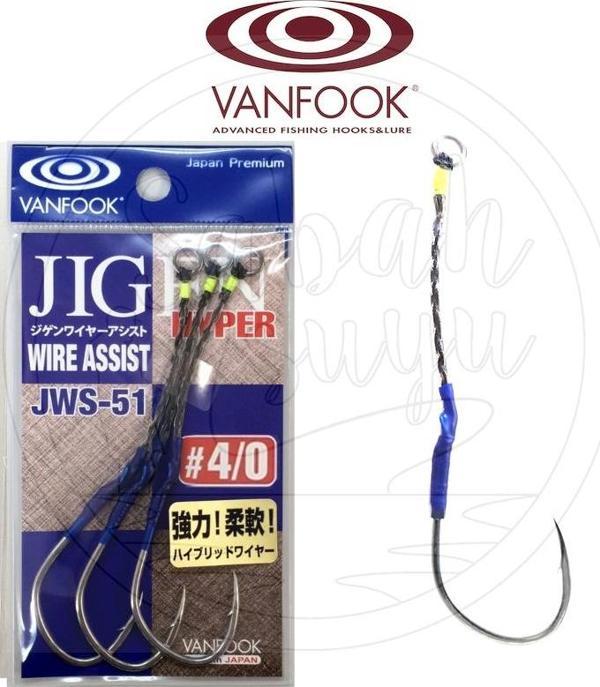 Vanfook Jigen JWS-51 Hibrid Telli Asist İğnesi #4/0 - Image 1