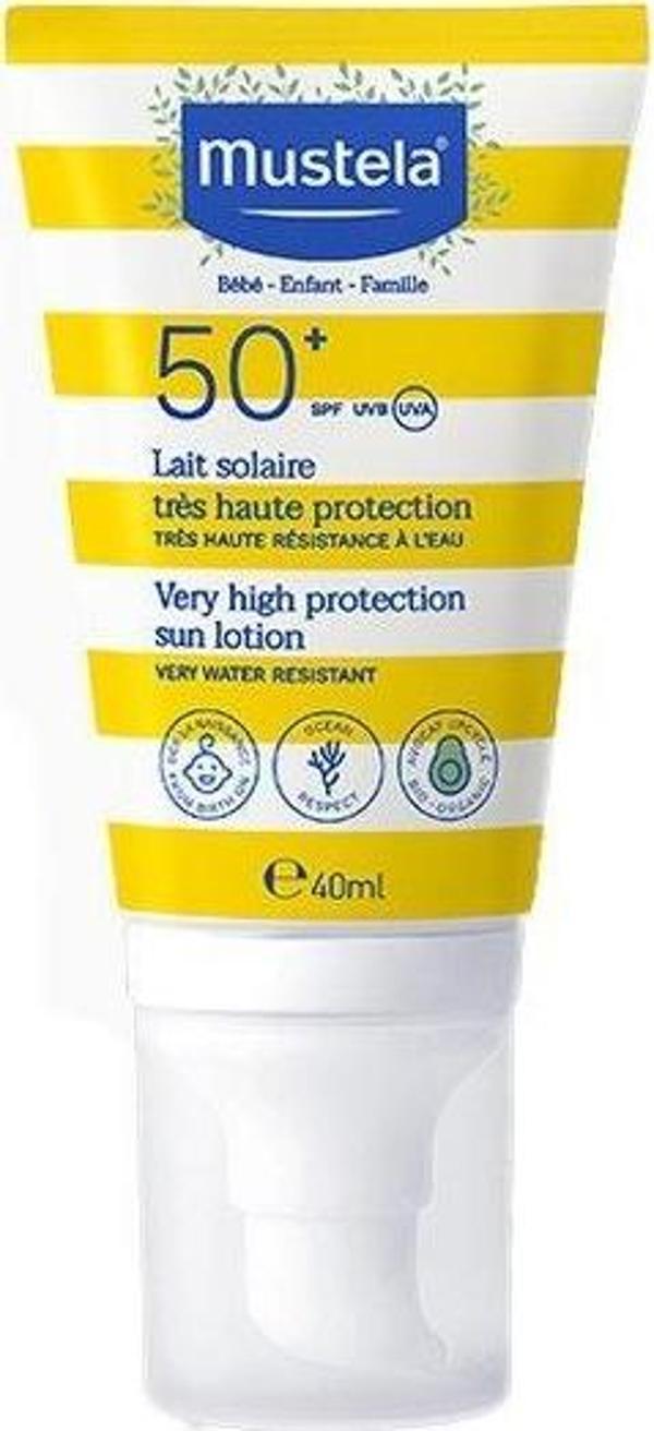 Mustela Çok Yüksek Koruma Faktörlü Güneş Losyonu 40 ml - Image 1