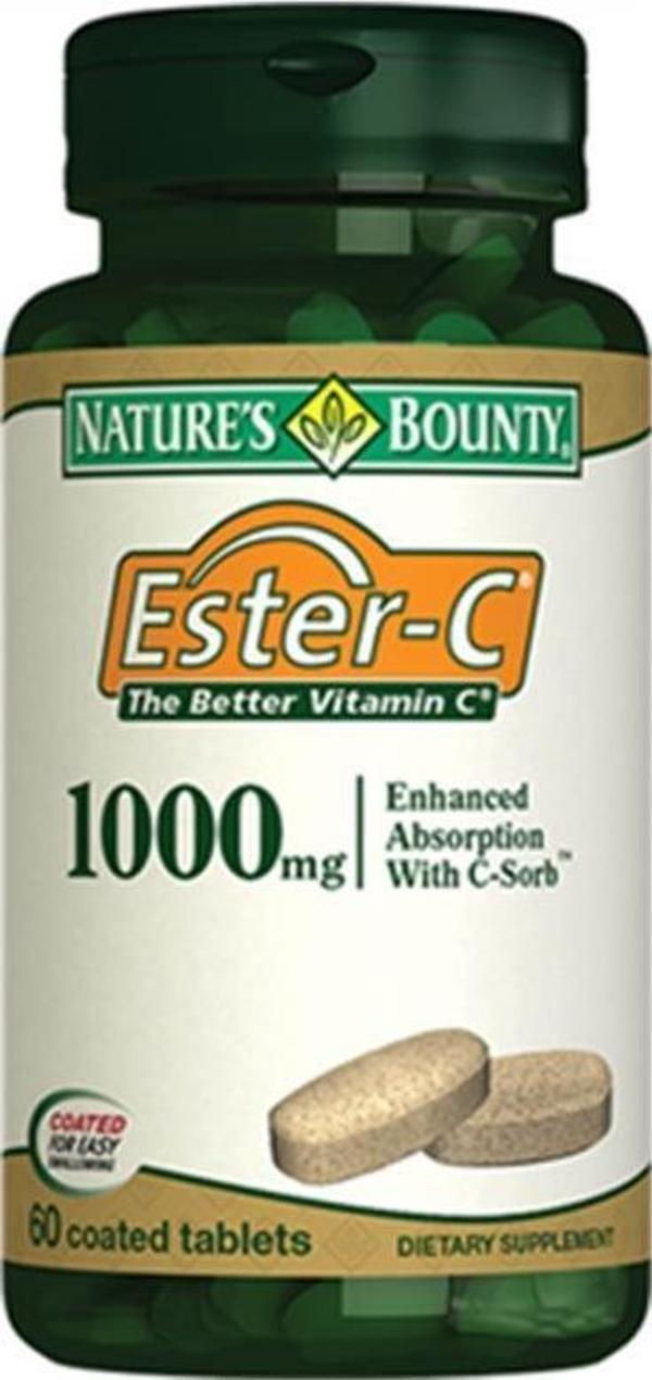 Nature's Bounty Ester-C 1000 mg 60 Tablet - Image 1