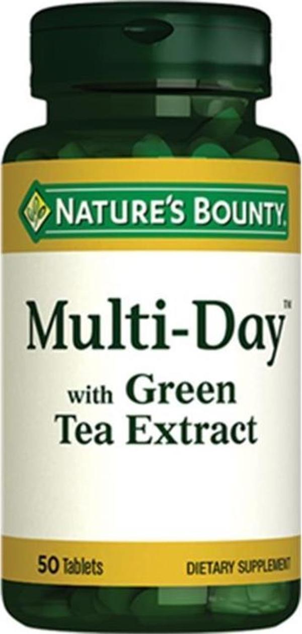 Nature's Bounty Multi-Day with Green Tea Extract 50 Tablet - Image 1