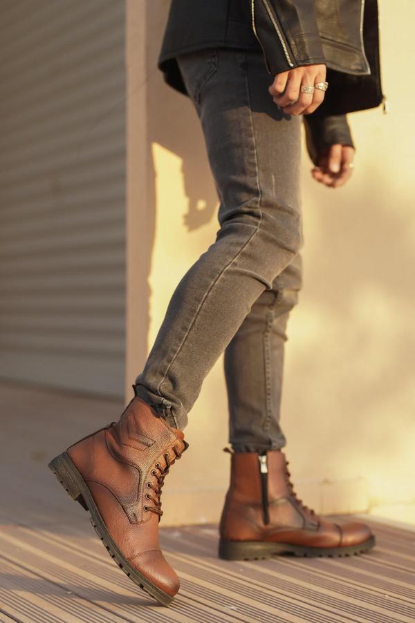 Tomiross Erkek Postal Army Bot Sıcak Astarlı Soğuk ve Su Geçirmez ARMY-0560 - Image 1