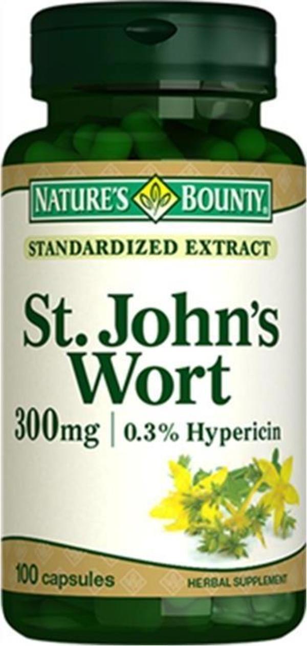 Nature's Bounty St. John's Wort 300 mg 100 Kapsül - Image 1