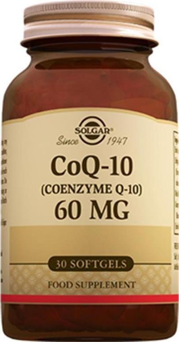 Solgar Coenzyme Q10 60 Mgr 30 Kapsül - Image 1