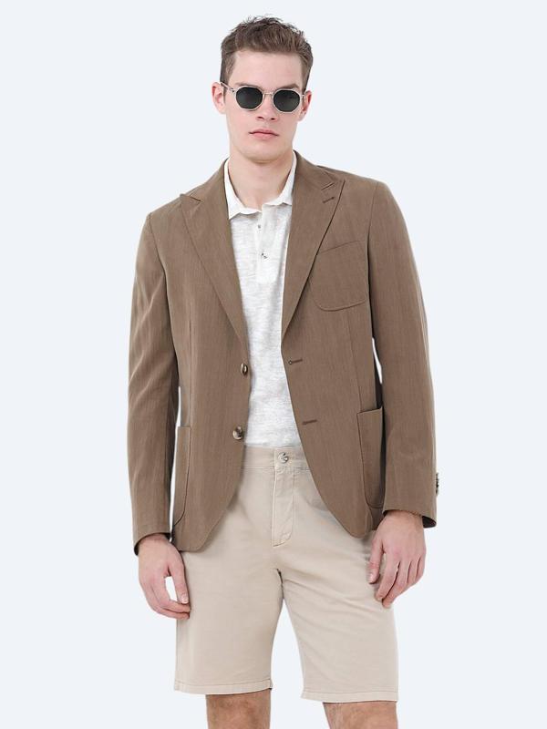 Vizon Düz Modern Fit Ceket - Image 1