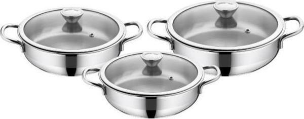 Amboss Saphire 6 Parça Tencere Seti Cam Kapak SAP-4066 - Image 1