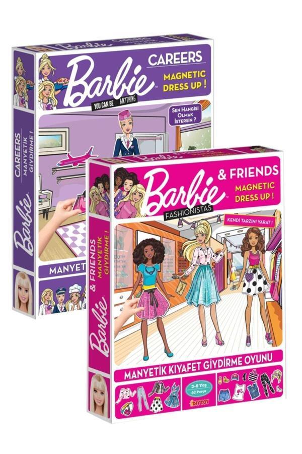 Diytoy Barbie Manyetik Kıyafet Giydirme Ve Barbie Diytoy Manyetik Kıyafet Giydirme Oyunu Lisanslı - Image 1
