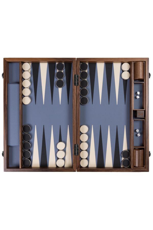 LÜKS DERİ - AHŞAP PROFESYONEL TAVLA TAKIMI - Image 1