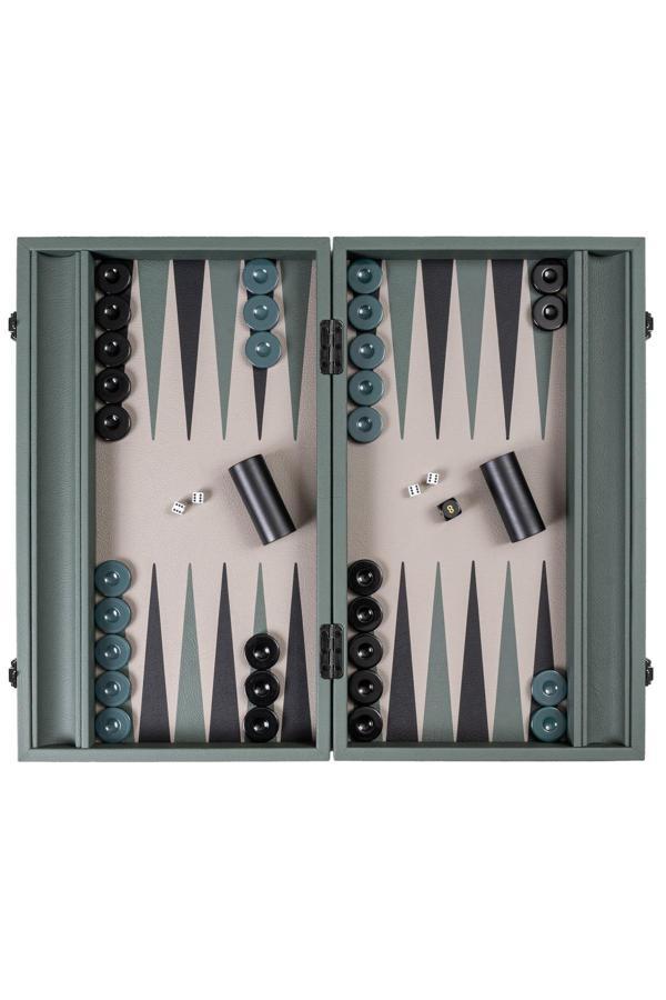 LÜKS DERİ TAVLA - ARMY GREEN - Image 1