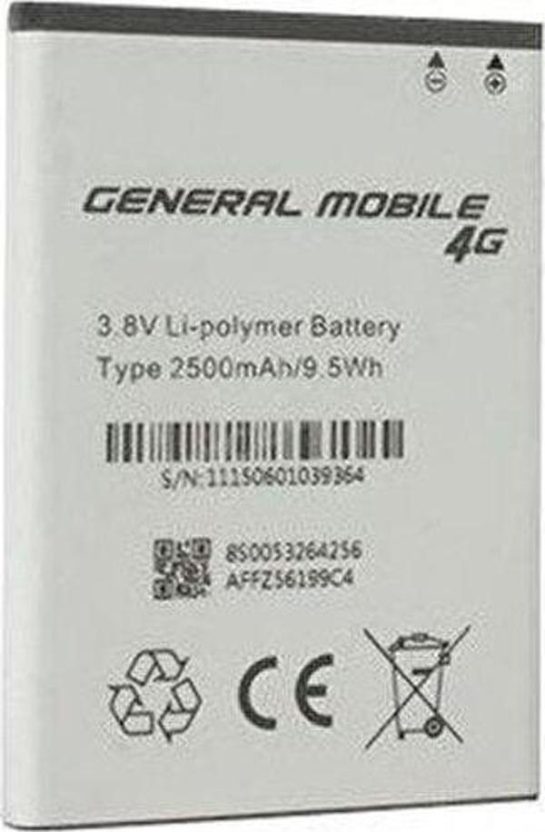 Sesatech General Mobile Uyumlu Casecrown Android One Batarya Pil 2500mAh - Image 1
