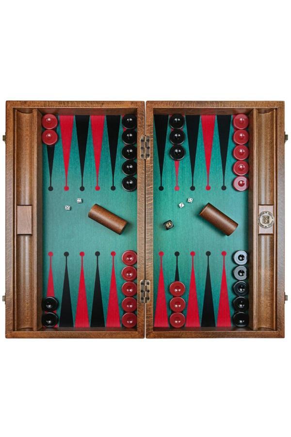 Premium Tavla Seti/ Green-red - Image 1