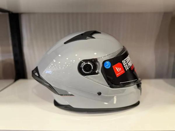 KASK MT BRAKER SV SOLİD A12 PARLAK NARDO GRİ - Image 1