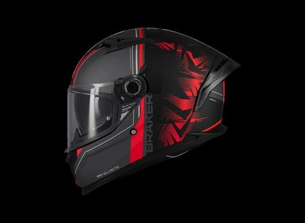 KASK MT BRAKER SV CHARM B5 MAT KIRMIZI - Image 1