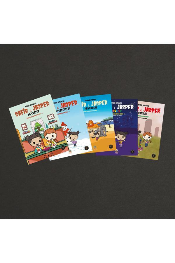 Safir Ve Jasper - Ingilizce Çocuk Seti (TÜRKÇE ÖYKÜLERLE - 5 KİTAP) - Baykuş Yayınevi - Image 1