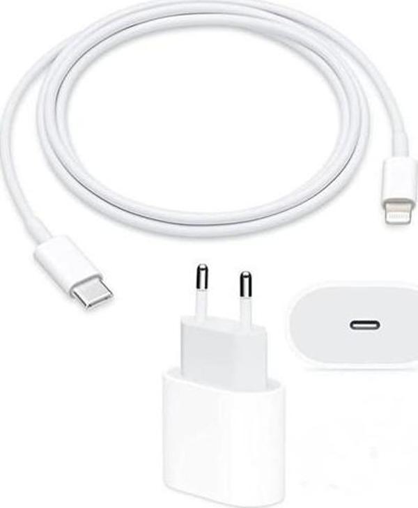 Sesatech Apple Uyumlu iPhone Tüm Serilerle Hızlı Şarj Aleti Iphone 11/12 / 13 / Pro/pro Max ve Tüm iPhone Serileri Ile Şarj Seti - Image 1