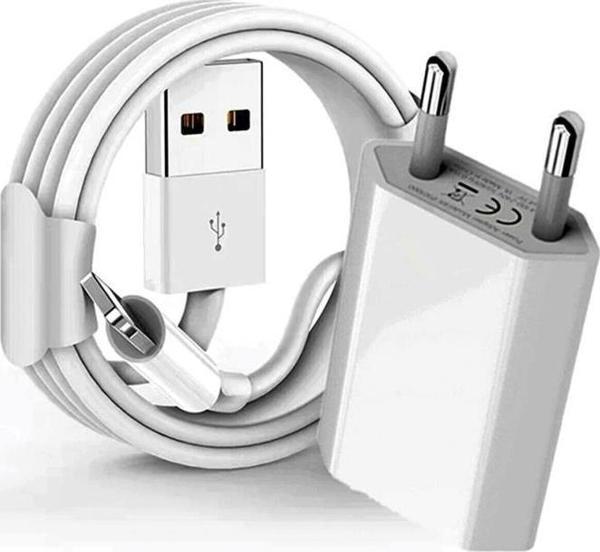 Sesatech Apple Uyumlu Iphone Kablo + Adaptör Şarj Aleti Seti - Image 1
