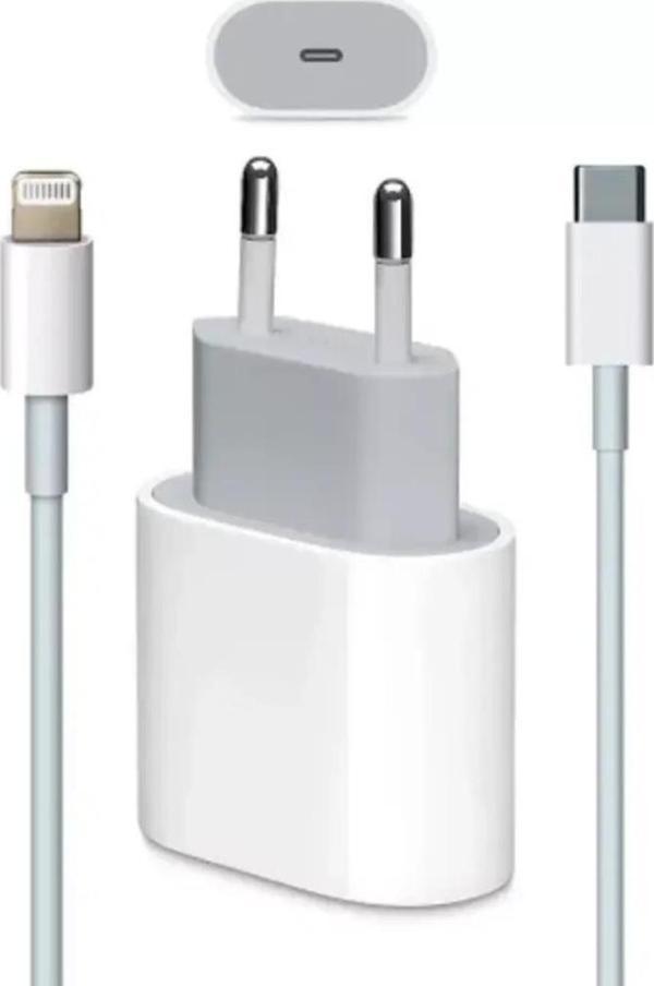 Sesatech Apple Uyumlu Macbook Ipad Iphone 11/12/13 - Pro Max Mini 20w Adaptör Kablo Usb-c Pd Hızlı Şarj Aleti - Image 1