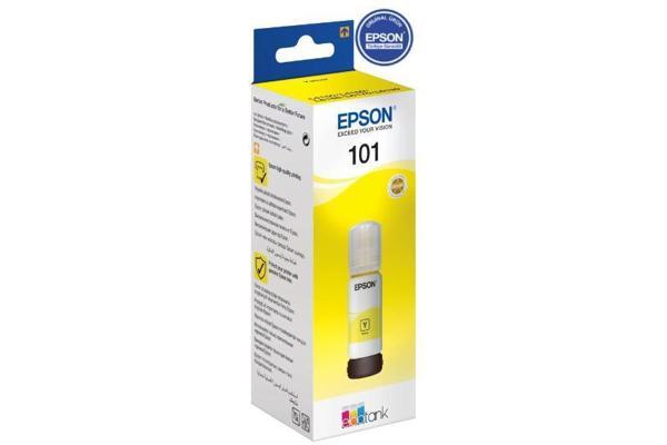 Epson EcoTank 101 70ml Orijinal Yellow (Sarı) Mürekkep Kartuş C13T00S44A - Image 1