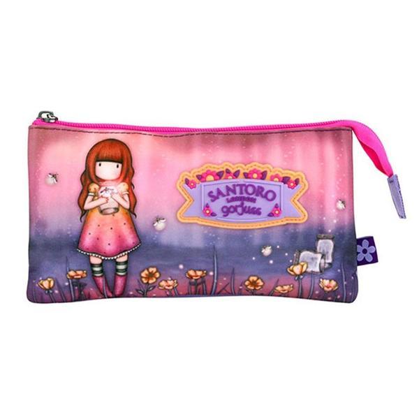 Santoro Gorjuss Firefly Dawn 3 Bölmeli Kalem Çantası 1280GJ06 - Image 1