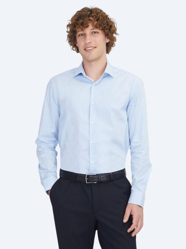 Mavi Regular Fit Dokuma Klasik %100 Pamuk Gömlek - Image 1
