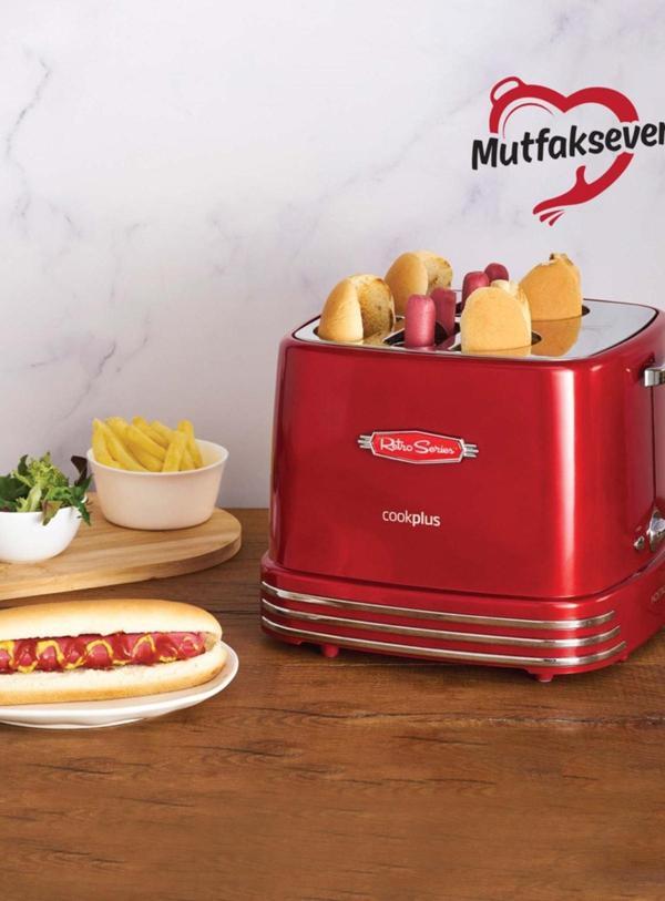 Cookplus Mutfaksever 4lü Sosisli Sandviç (Hot Dog) Yapma Makinesi - Image 1