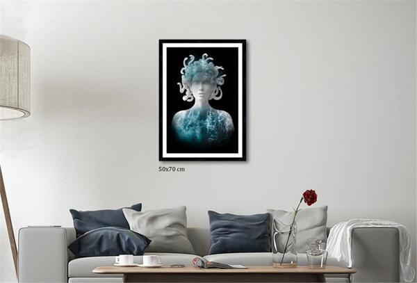 Çerçeveli Doku Efektli Tablo 50x70 cm - Image 1