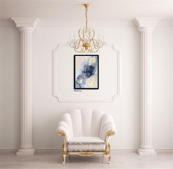 Çerçeveli Doku Efektli Tablo 50x70 cm - Image 1