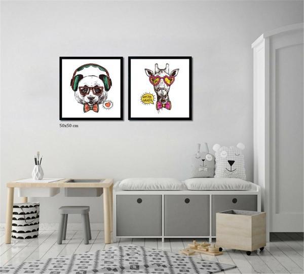 Çerçeveli Doku Efektli Tablo Seti 105x50 cm - Image 1