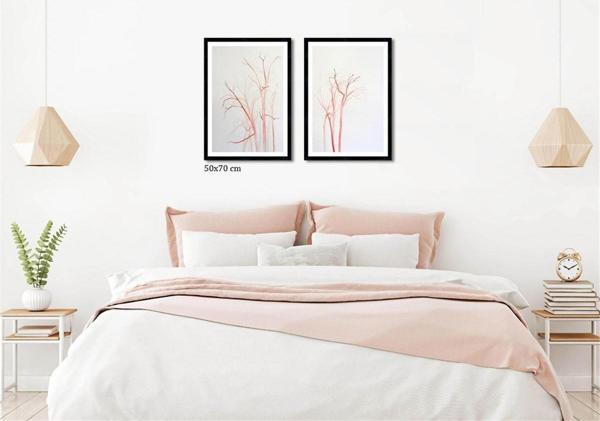 Çerçeveli Doku Efektli Tablo Seti 105x70 cm - Image 1
