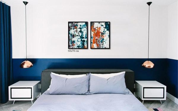 Çerçeveli Doku Efektli Tablo Seti 105x70 cm - Image 1