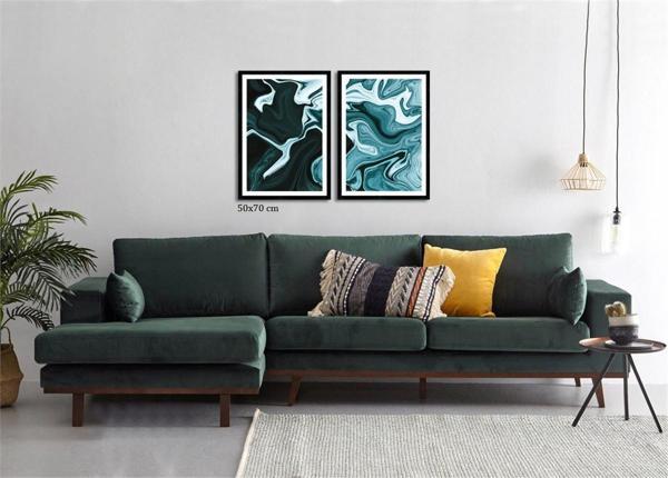 Çerçeveli Doku Efektli Tablo Seti 105x70 cm - Image 1