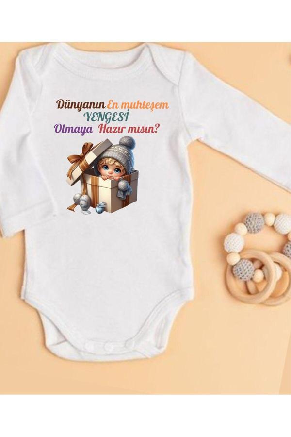 Lupi Yenge Yazılı Bebek Yengeye Hediye Bebek Hediye Amca Dayı - Image 1