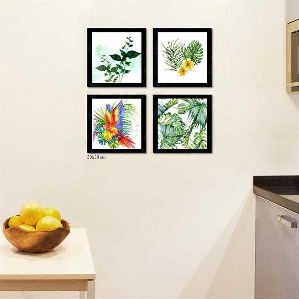 Çerçeveli Doku Efektli Tablo Seti 65x65 cm - Image 1