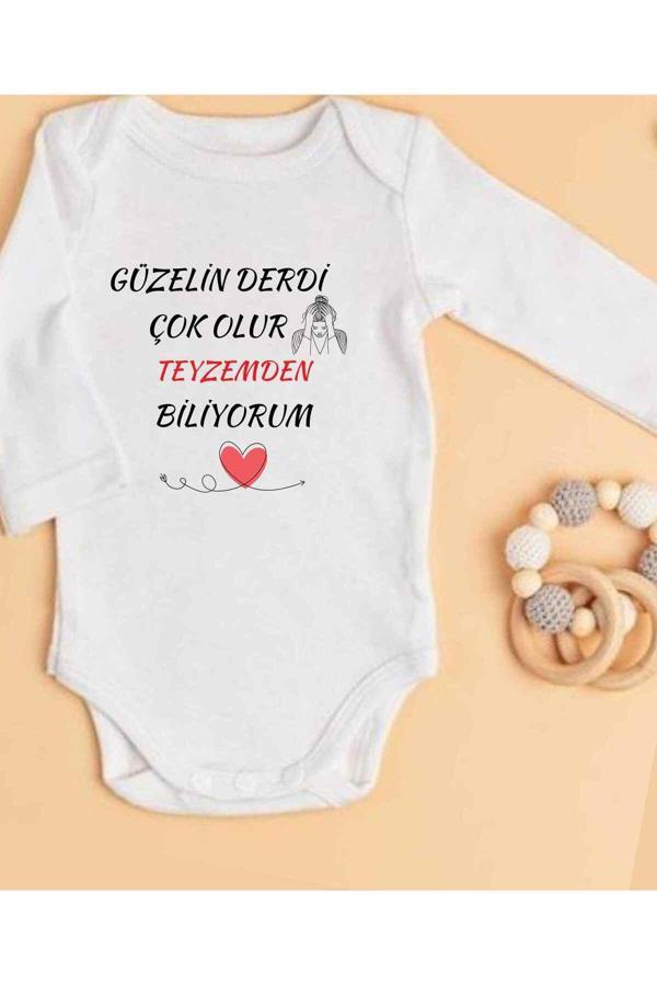 Lupi Teyze Hediye Teyze Yazılı Bebek Teyze Zıbın İsimli Zıbın - Image 1